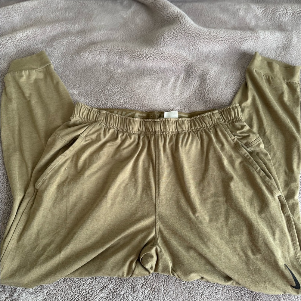 Men’s Nike Yoga Tan Joggers